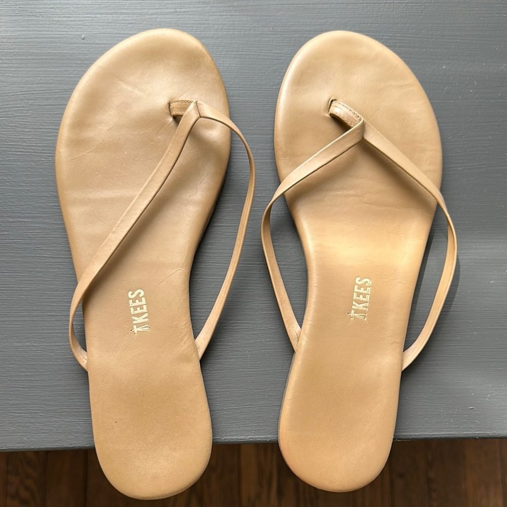 TKEES Tan Minimalist Sandals
